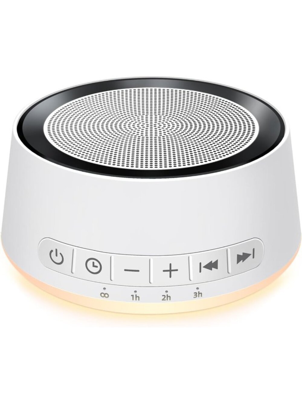 Soothing Sound Machine & Night Light | 30 Sounds, 12 Colors, 32 Volume Levels